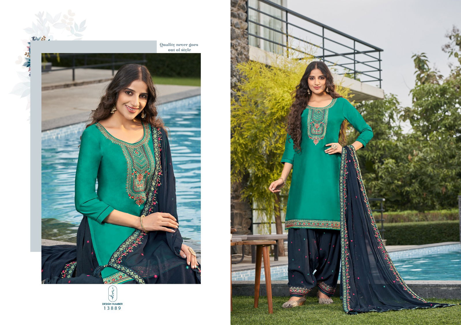 Kalaroop Of Patiyala Vol 35 Heavy Jam Silk Kurti Bottom With Dupatta Catalog
